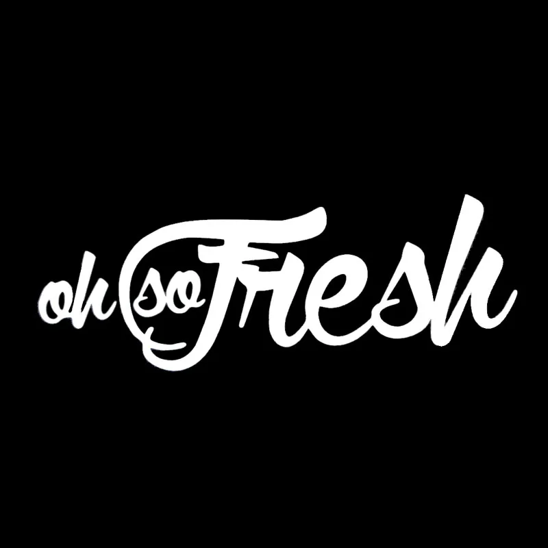 13 3*5 см OH SO FRESH виниловые милые наклейки для автомобиля модные простые слов