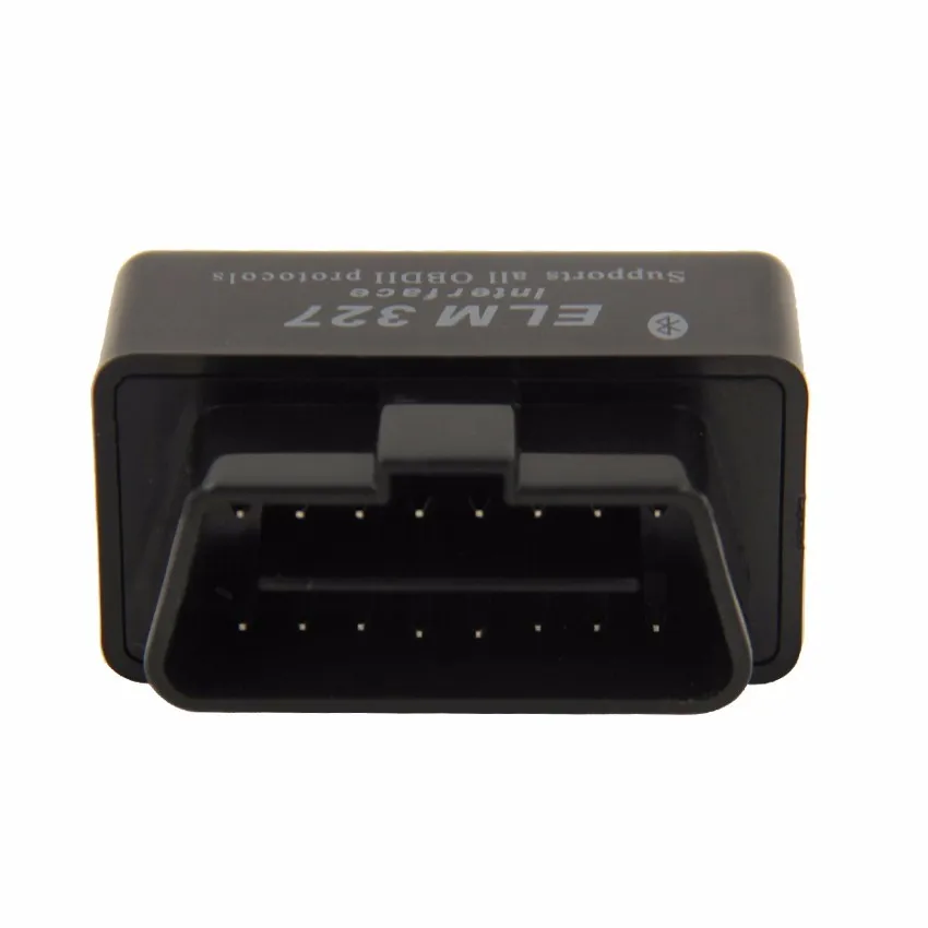 Черный Супер Мини ELM327 Bluetooth ELM 327 V2.1 OBDII / OBD2 автомобильный считыватель кодов