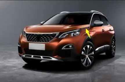 

for Peugeot 4008 hood decoration strip leaf plate sparkle sparkle special accessories