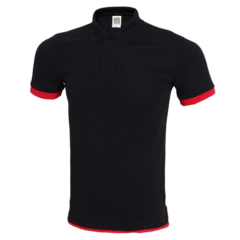 Классическая мужская рубашка Polo Homme 2017 Мужская модная футболка поло серого цвета
