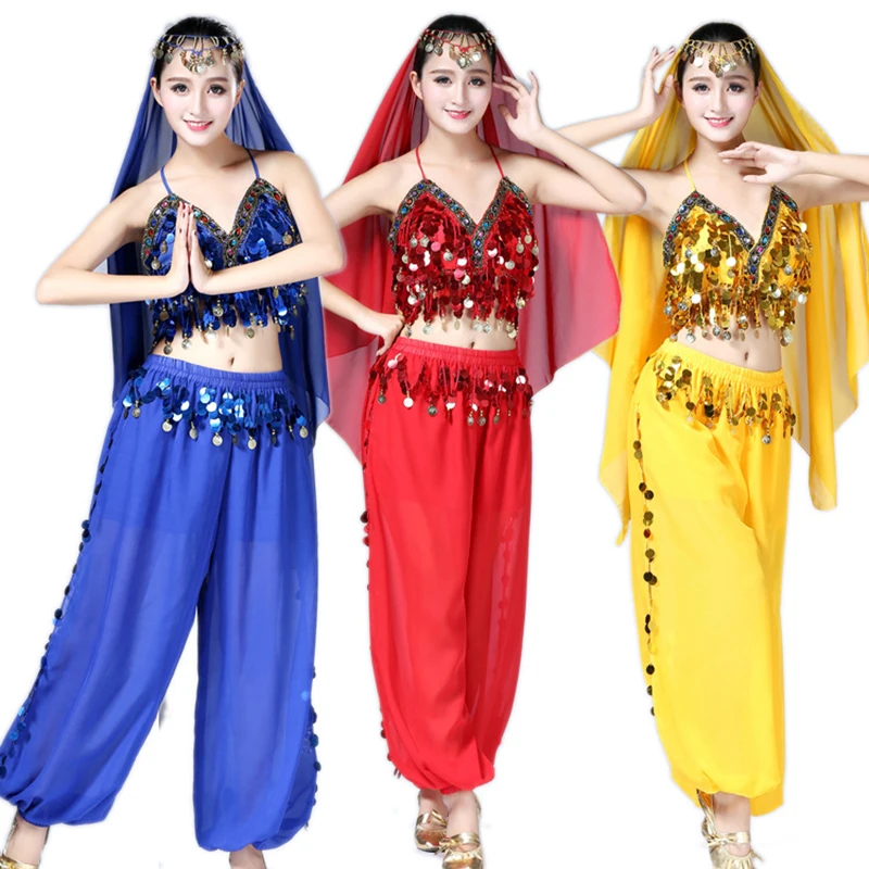 

3 pieces Suit Adult Bellydance Costumes for Women Indian Belly Dance Costume 3pcs set Woman Belly Dancing Stage Wear 8 Color