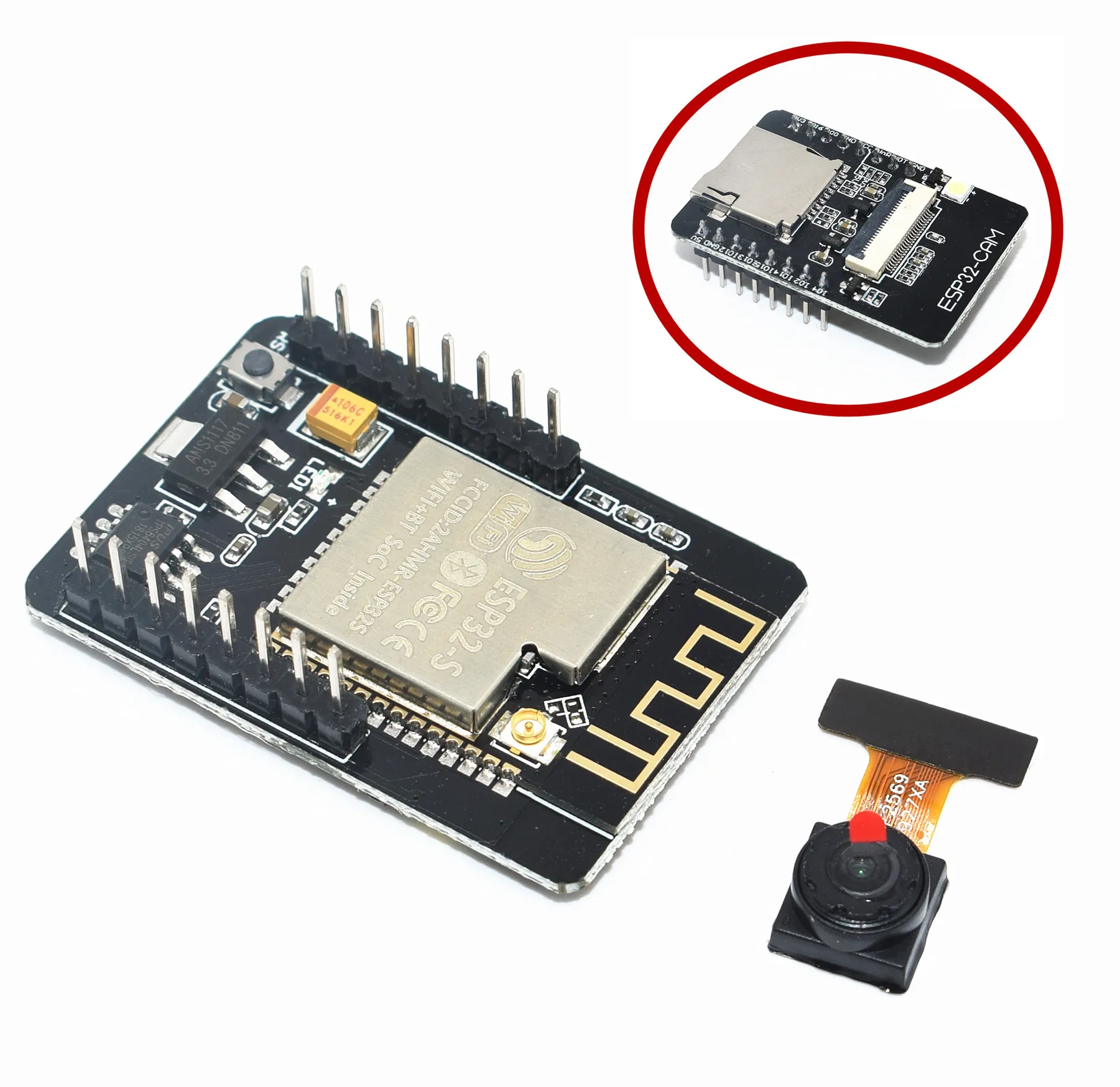 Модуль ESP32 с Wi Fi серия макетная плата 5 В Bluetooth модулем камеры OV2640 сделай