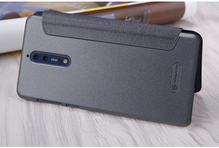 Флип-чехол для Nokia 8, чехол Nillkin Sparkle Series из искусственной кожи, флип-чехол для Nokia 8