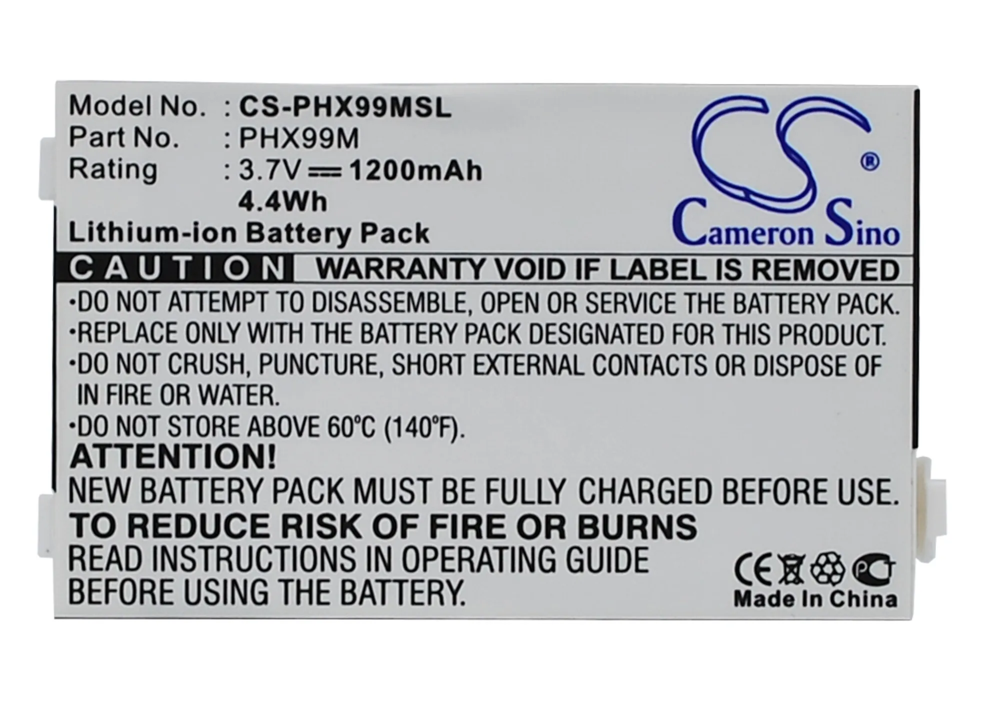 Cameron Sino Высокое качество 1200mAh батарея для Philips 9 @ m Xenium 9a9M|cameron sino|battery for1200mah battery |