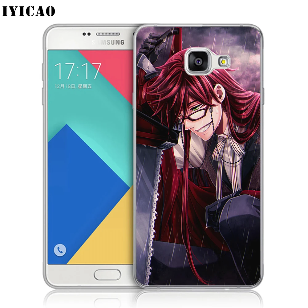 IYICAO Черный Дворецкий Мягкий силиконовый чехол для телефона Samsung A10 A30 A40 A50 A70 M10 M20 M30
