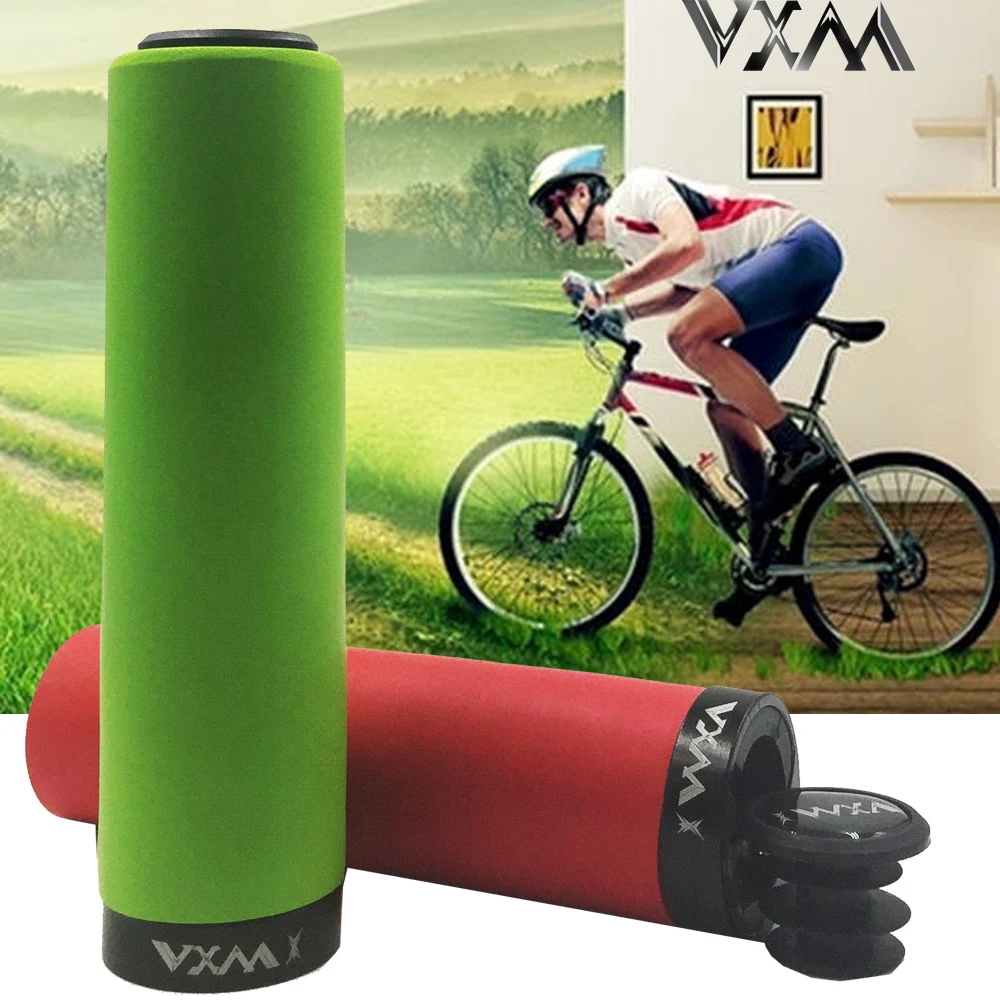 Vxm Ухваты MTB силиконовые один замок Руль управления для мотоциклов Ручки рулевые