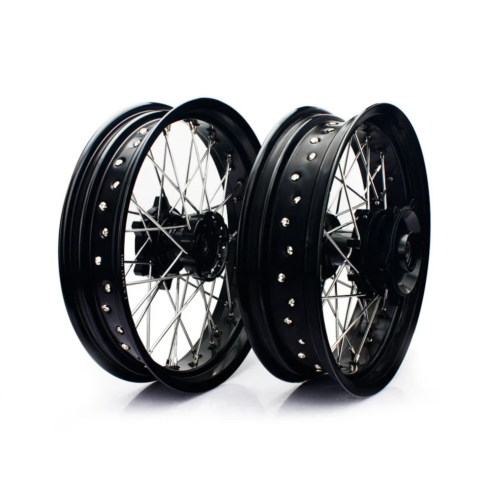 BIKINGBOY для SUZUKI DR650SE 96 97 98 99 00 01 02 03 04 16 15 14 13 Supermoto 17*3 5 17*4 25 Передние Задние колесные