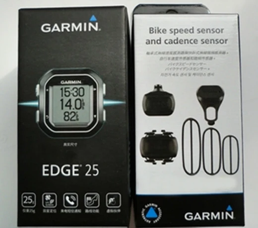 Garmin Edge 25 Велоспорт gps комплект, чехол и защита экрана/HRM/скорость и датчик Каденции/кронштейн крепление простой в использовании компьютер - Цвет: GPS Speed Cadence