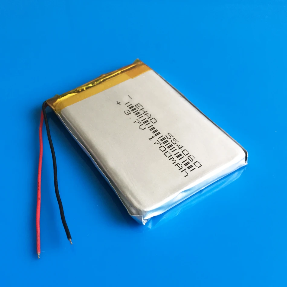 3,7 V 1700mAh lipo литий-полимерная литий-ионная аккумуляторная батарея для MP3 gps навигатора DVD рекордер гарнитура электронная книга камера 554060