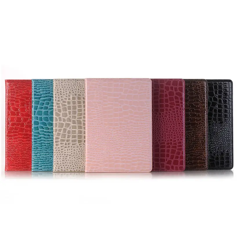 

PU crocodile Leather Stand Case For Huawei MediaPad T3 10 9.6 inch AGS-L09 AGS-W09 AGS-L03 Cover Funda Tablet Shell+Film+stylus
