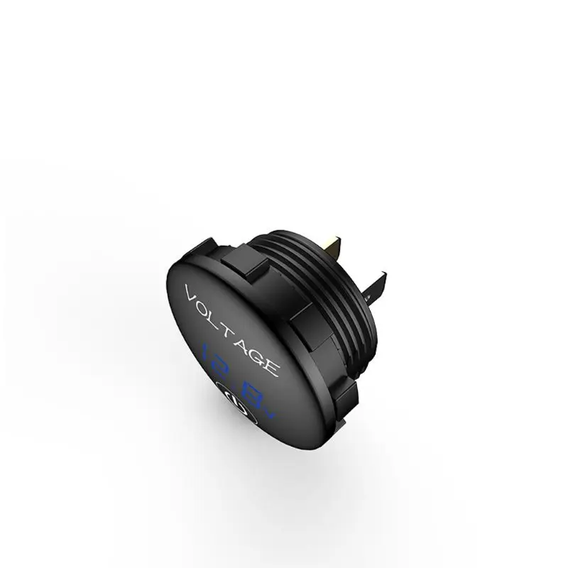 DC 5 V-48 V светодиодный Панель цифровой Напряжение метром автомобильный Мотоциклетные батареи Ёмкость Дисплей вольтметр с сенсорный переключатель включения/выключения