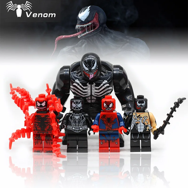 Legoingly Marvel Супер Герои Мстители 4 большой яд Большой Зеленый Халк вещь
