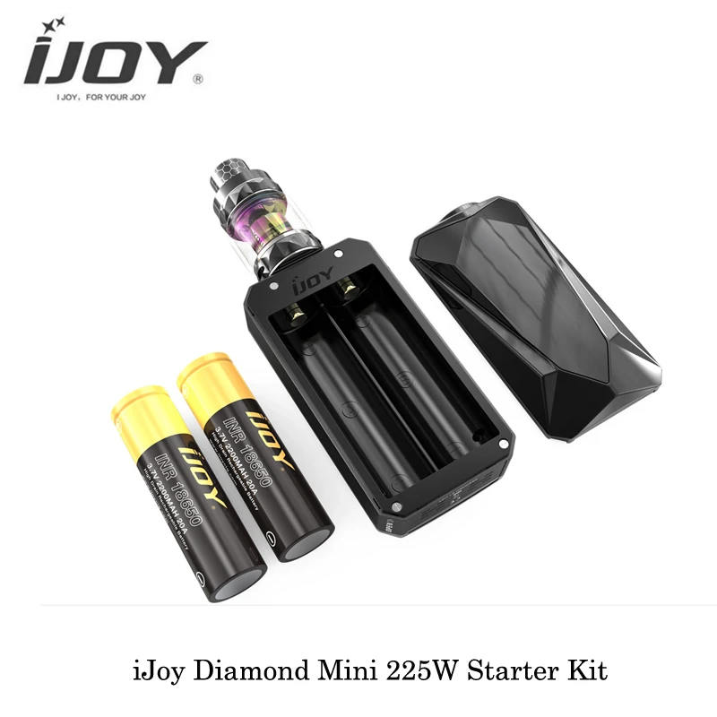 225 Вт iJoy Diamond Мини поле Mod электронная сигарета с алмазной Sub Ом Танк 5 мл бесплатная