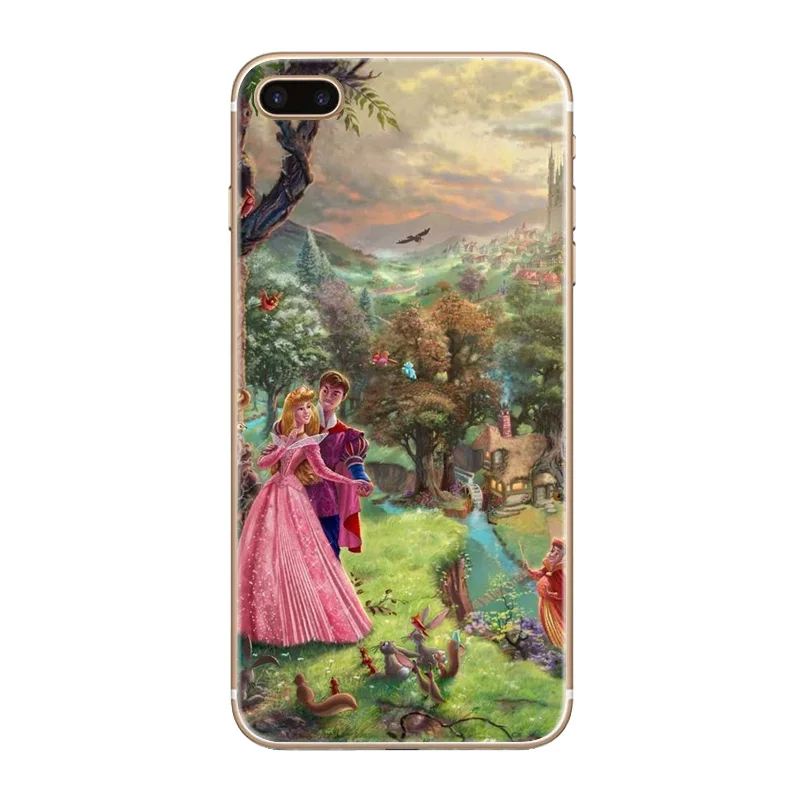 H244 Sleeping Beauty Transparent Hard Thin Case Cover For Apple iPhone XR XS Max 4 4S 5 5S SE 5C 6 6S 7 8 X Plus |