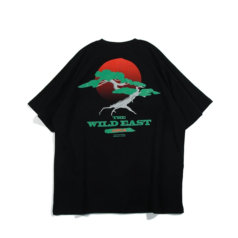 UNCLEDONJM The wild east Футболка с принтом уличная 2019 Harajuku Хип Хоп повседневные мужские
