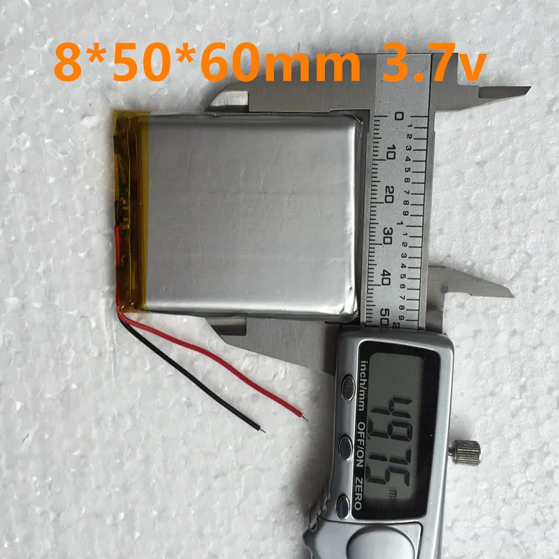 3.7 В thium полимерный аккумулятор 805060 3000 МАЧ MP3 GPS портативный mobile power | Электроника
