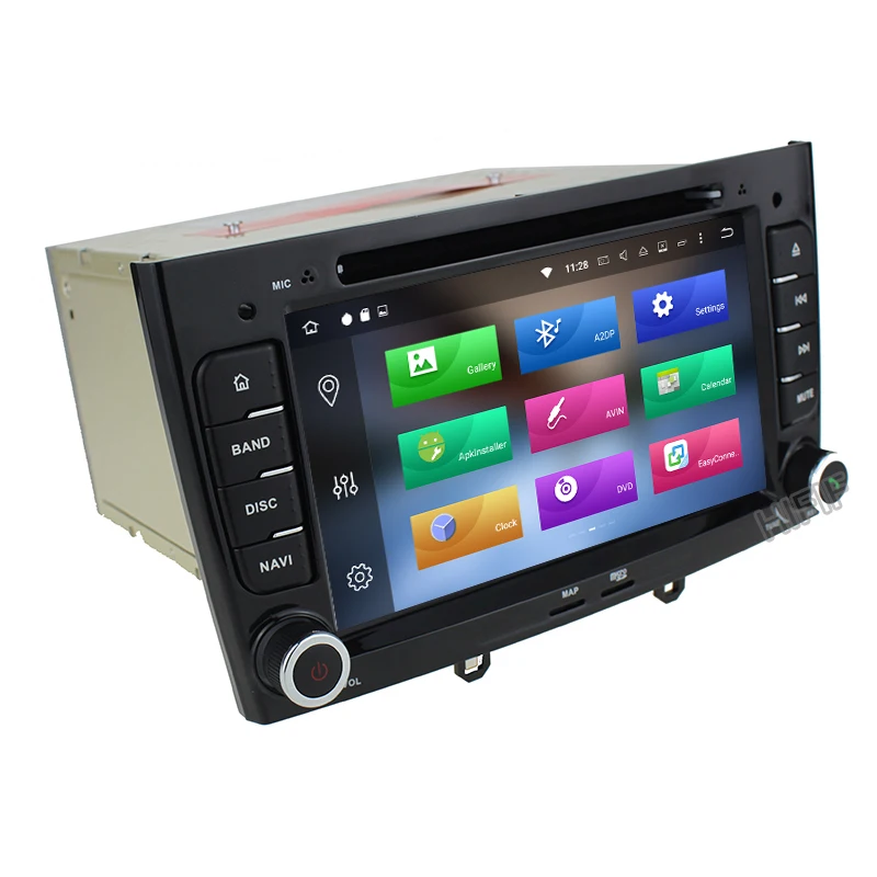 DSP PX6 Android 10 специальный автомобильный DVD стерео навигация для Peugeot 408 и 308 серый с GPS