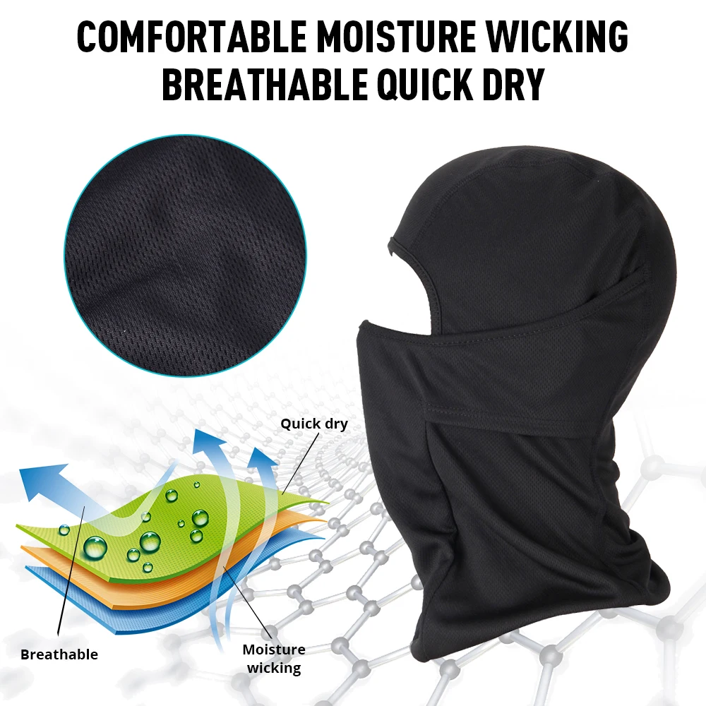 Маска мотоциклетная HEROBIKER Балаклава теплая ветрозащитная дышащая для езды на