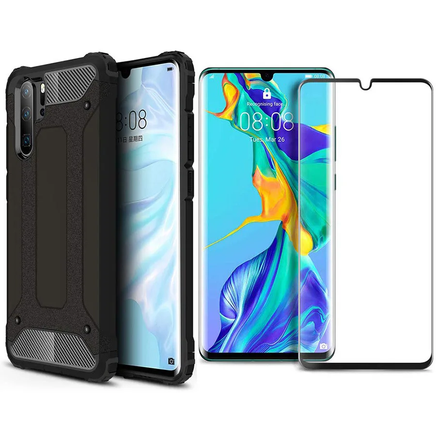 VALAM протектор экрана из закаленного стекла с чехлом для huawei P30 Pro Полное покрытие тела стекло для huawei P30 lite с 2 в 1 случае