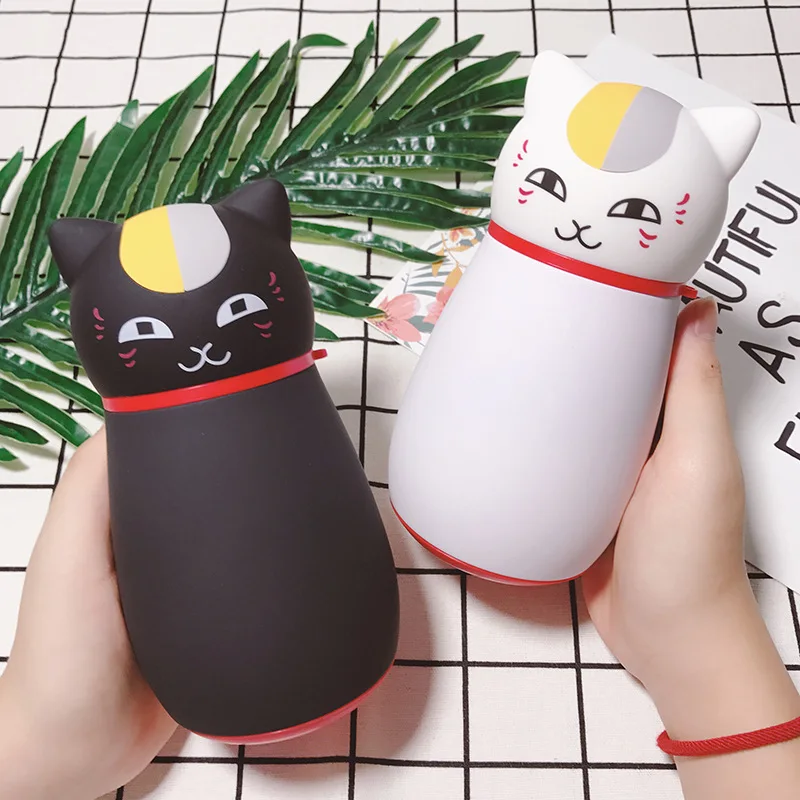 Милые вакуумные колбы чашка бутылка для воды животное кошка модель термос из