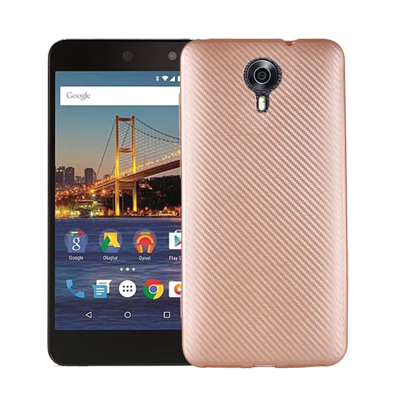 Чехол из углеродного волокна для телефона Google Android One General Mobile 4G чехол силиконовой