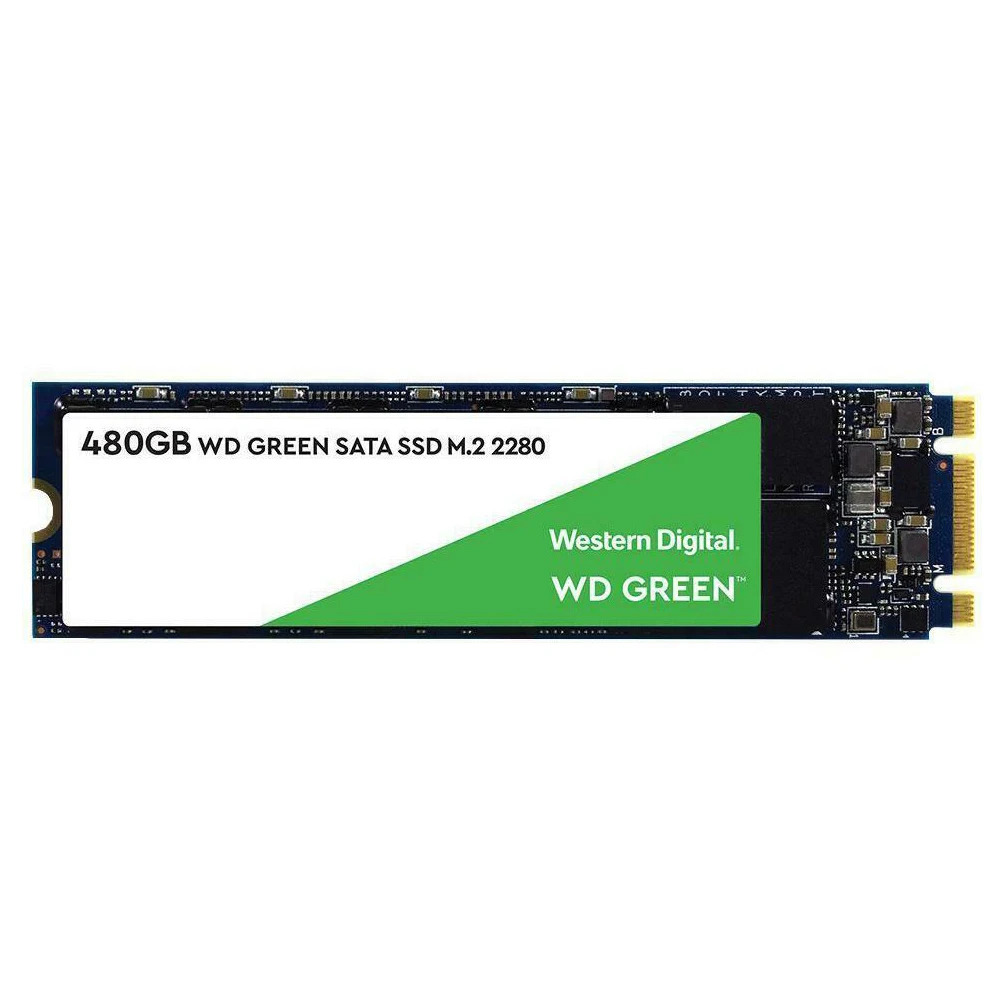 Жесткий диск WESTERN DIGITAL WD GREEN SSD 480 ГБ встроенной SATA3.0 M.2 2280 NGFF твердотельный