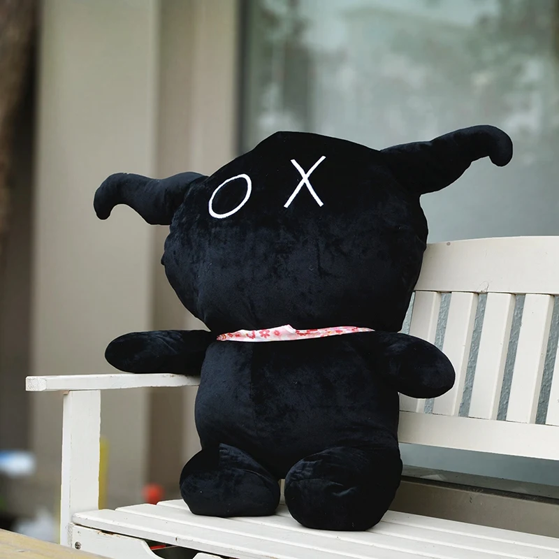 Симпатичные черно белые плюшевые игрушки XO Eyes из коровьей кожи 30 см мягкие