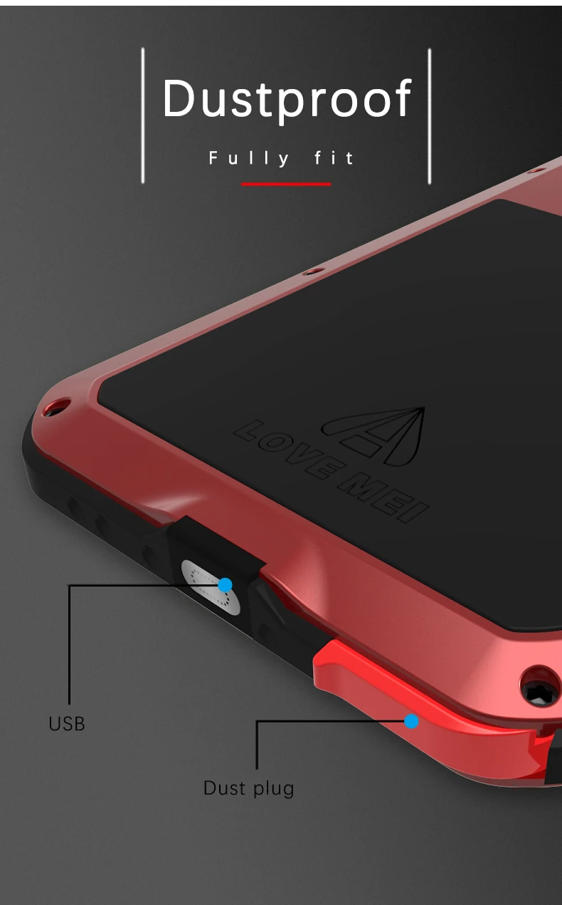 Gorrila Glass) защитный чехол на весь корпус для LG V50 ThinQ металлический армированный