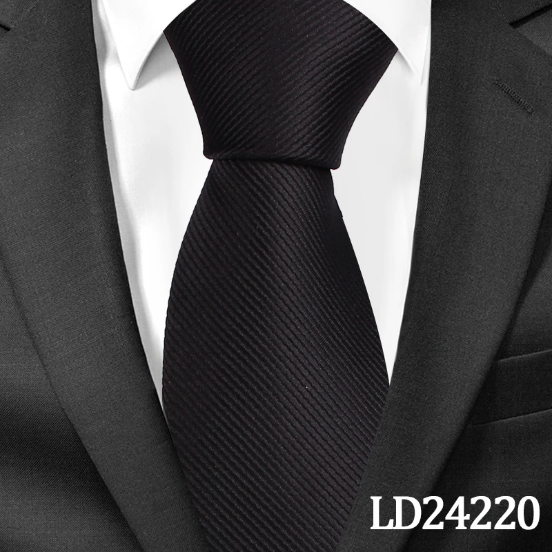LD24220 Новые Классические однотонные галстуки для мужчин, Модный повседневный галстук на шею, деловые мужские галстуки, галстуки корбаты, ширина 8 см, галстук жениха, вечерние галстуки - Цвет: LD24220