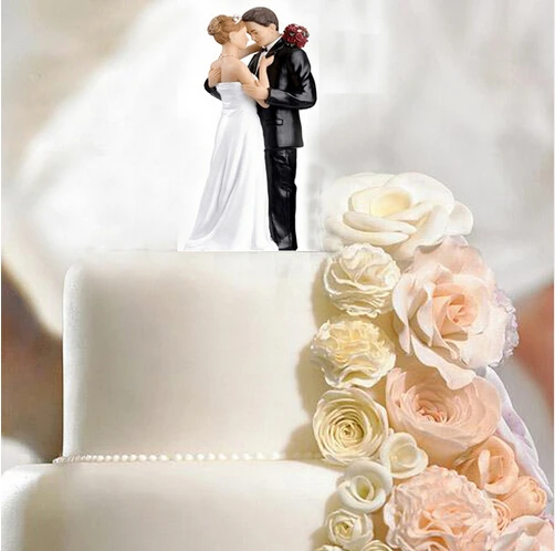Забавный Топпер для торта романтическая роза свадебные принадлежности фигурки |