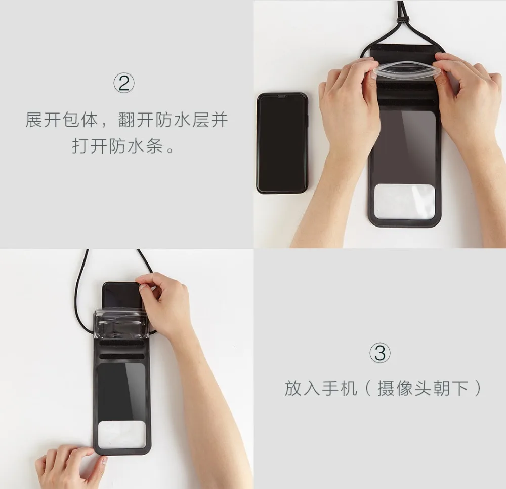 Xiaomi Guildford Waterproof Bag for Diving Rafting Sealed Pouch Cellphone Bag Dry with Strap Waterproof Membrane Case Bag