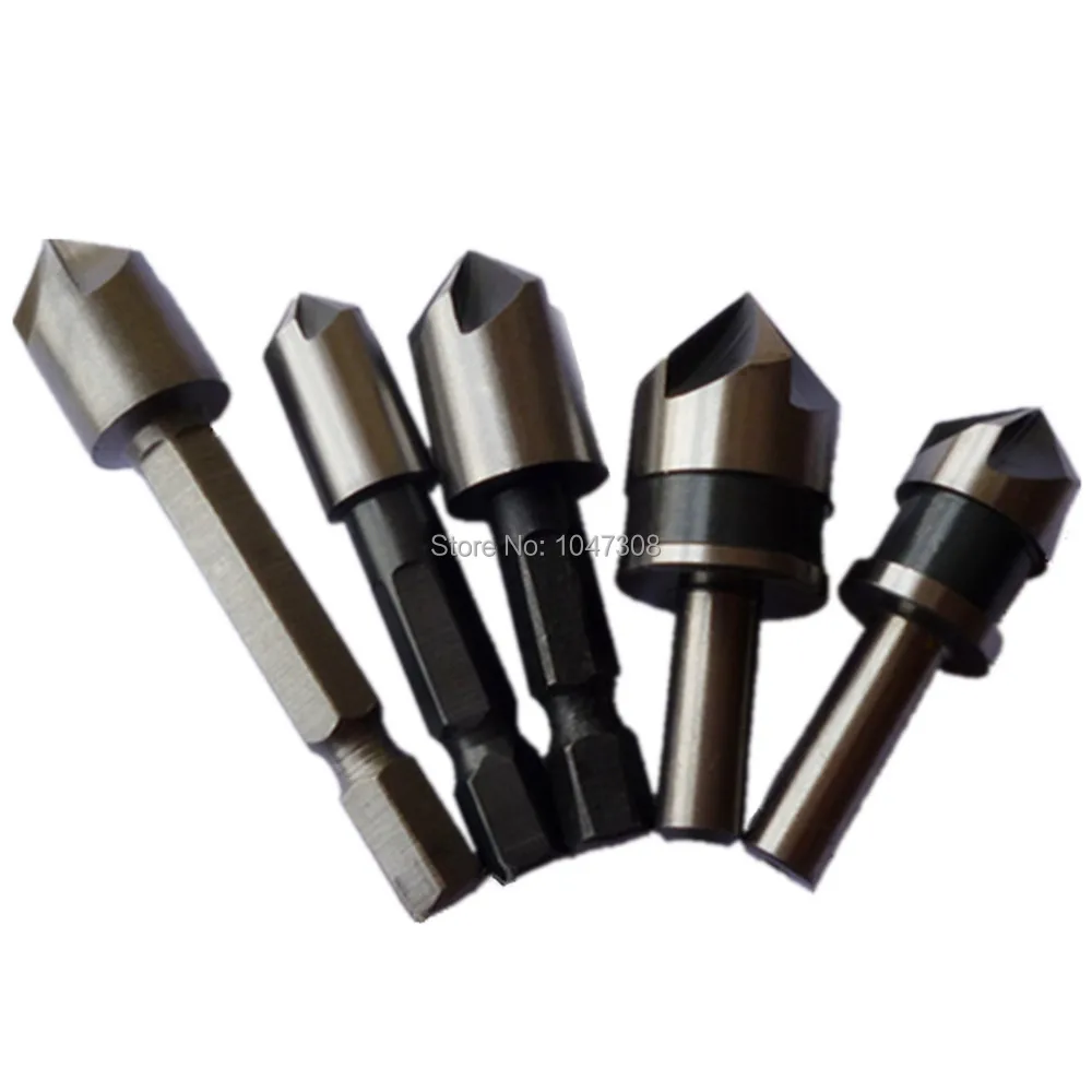 5 шт. сверхмощная промышленная Зенковка сверло инструмент Деревообработка