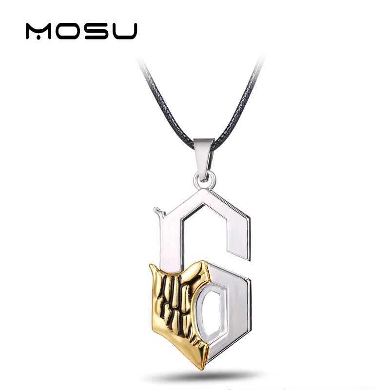 MOSU 12/шт/Лот Горячее аниме Отбеливающее металлическое ожерелье Grimmjow jeagerjachi кулон