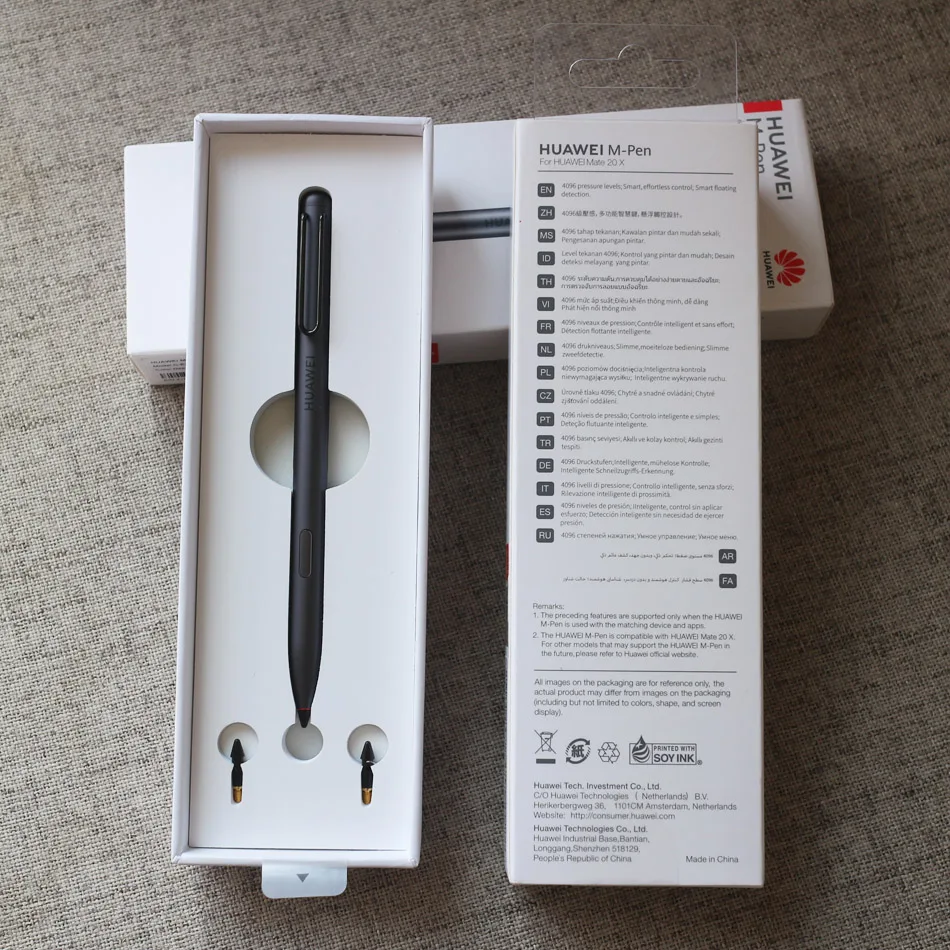 Оригинальный стилус HUAWEI M Pen для mate 20 X встроенный аккумулятор применяется только