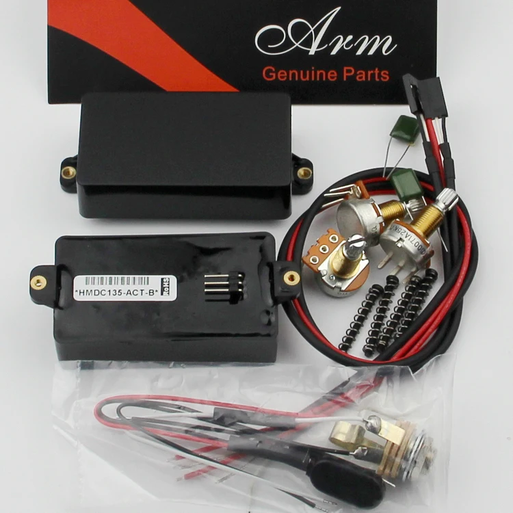 Подлинная Закрытая двойная катушка электрогитары и активные пикапы HMDC135 Корея