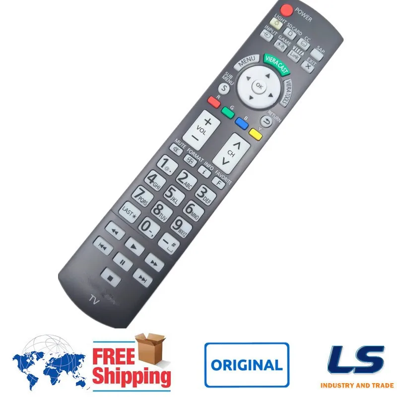 

[ORIGINAL] N2QAYB000486 Remote Control FIT FOR Panasonic lcd led plasma TV TC-P42G25 TC-P58VT25 TC-P54VT25 TC-P54G25 TC-P54G20