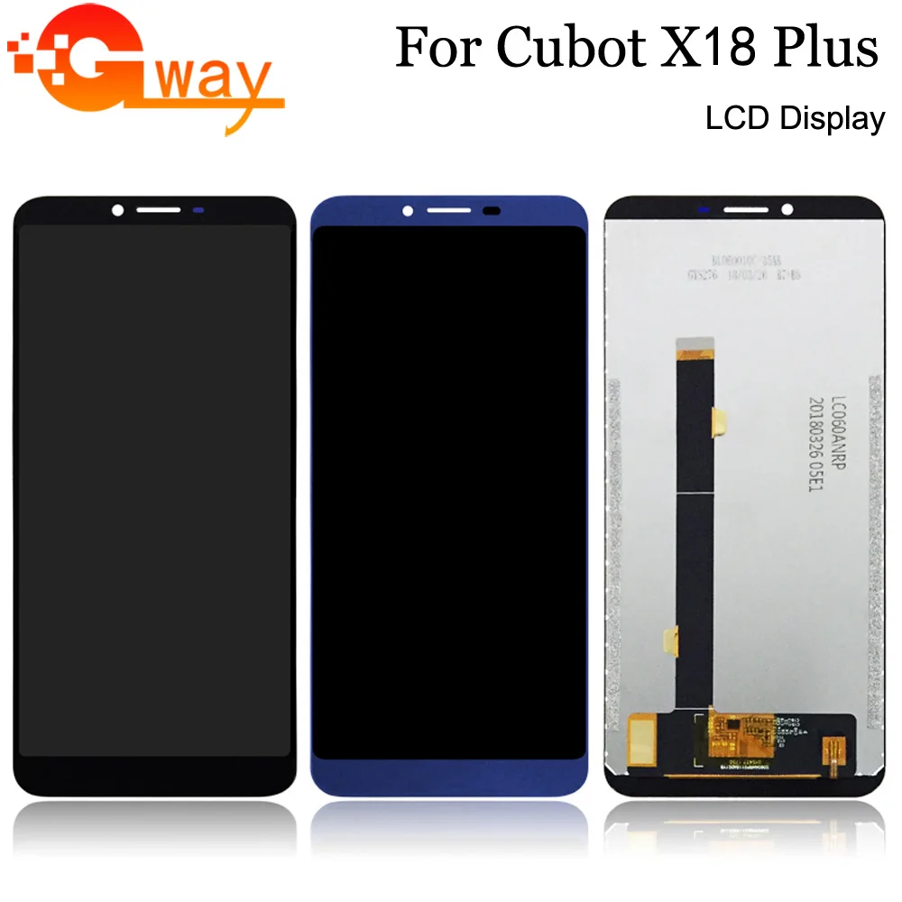 ЖК-дисплей 5 99 дюйма для Cubot X18 Plus кодирующий преобразователь сенсорного экрана в