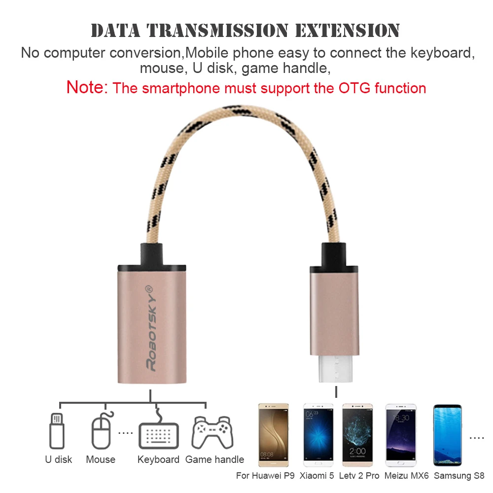 Type-C &quotпапа&quot в USB 3 0 Женский OTG кабель для передачи данных адаптер конвертер USB-C