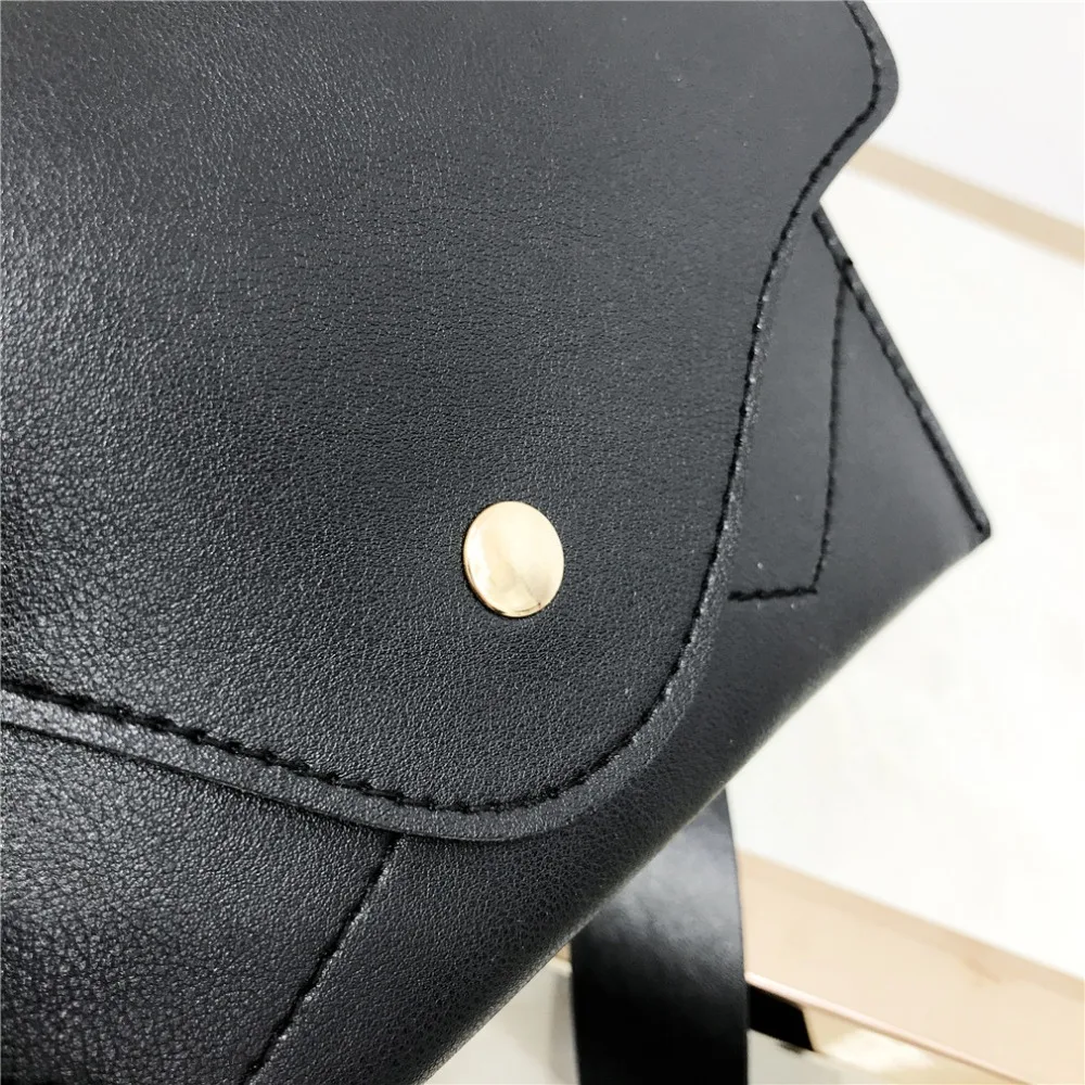 Женская поясная сумка на ремне, кожаная поясная сумка, модная женская однотонная сумка-мессенджер из ПУ кожи, на плечо, на грудь, pochete homem C25