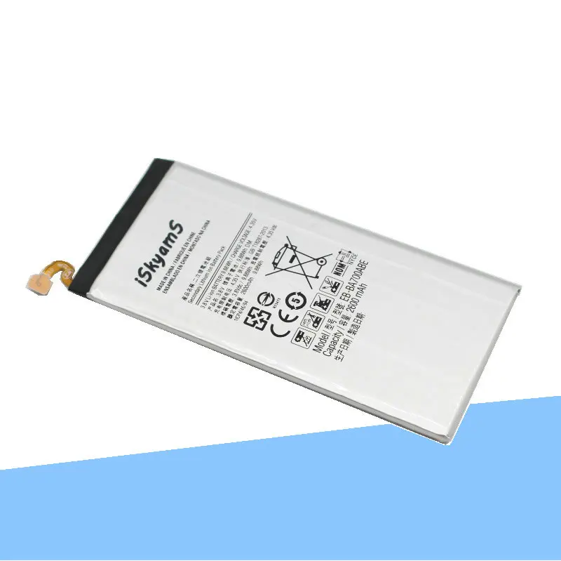 ISkyamS 1x2600 мАч EB-BA700ABE сменный литий-ионный аккумулятор для Samsung Galaxy A7 2015 A700 A700FD A700S A700L