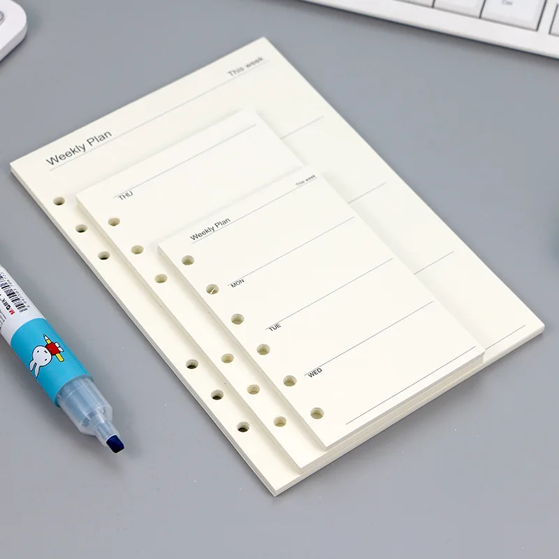 Блокнот А7/А6/А5 однотонный 45 листов|loose-leaf notebook|white notebooknotebook white |