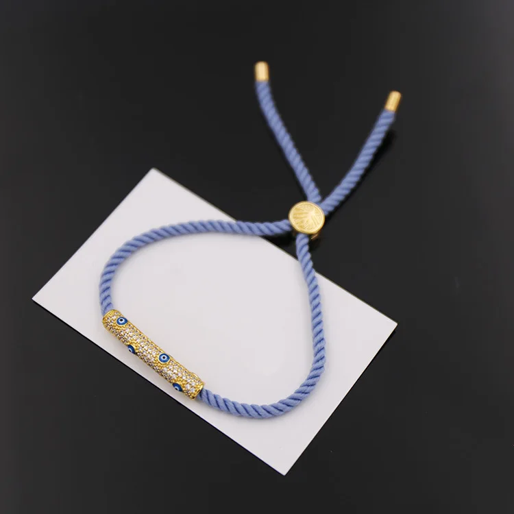 Женский браслет с инкрустацией глаза фианитами|bracelet cz|turkish eye braceleteye bracelet |