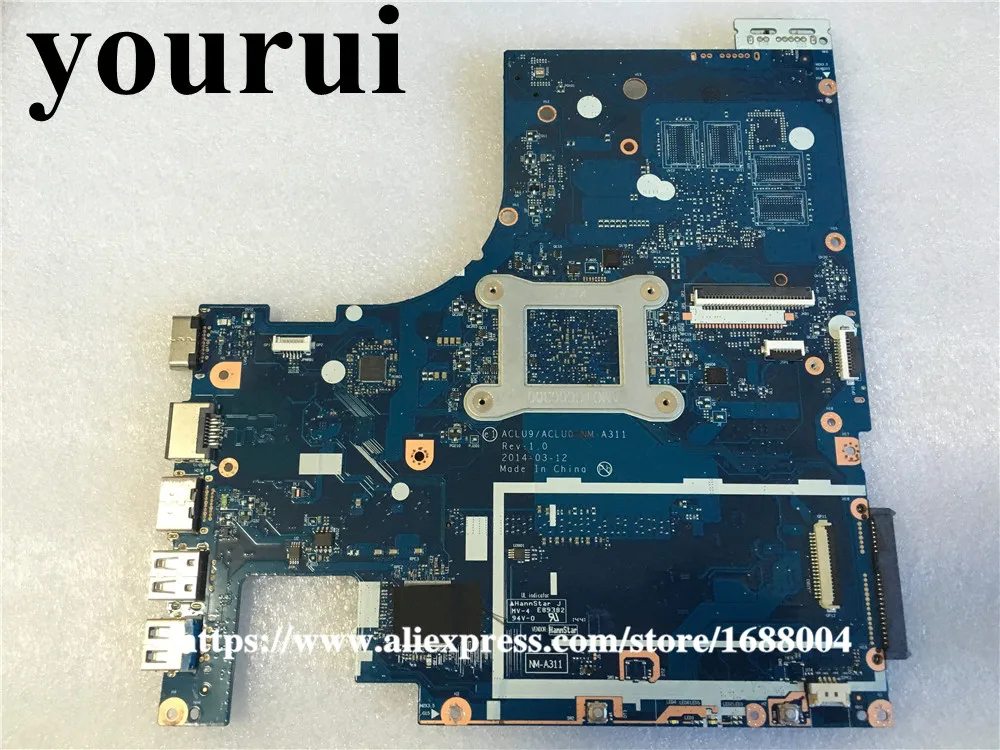 Абсолютно новый! ACLU9/ACLU0 NM-A311 для Lenovo G50 G50-30 материнская плата (с CPU N2840) Гарантия: 90