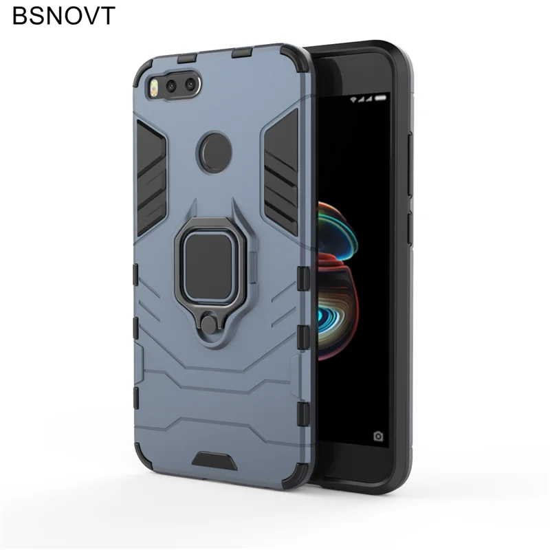 BSNOVT Xiaomi Mi A1 чехол 5X противоударный кольцо на палец магнитный держатель мягкий ТПУ