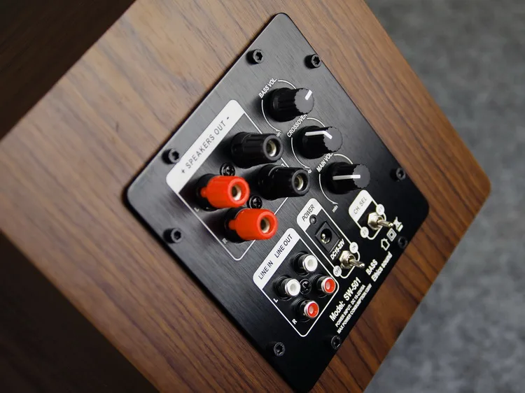 TIANCOOLKEI 5 дюймовый 2 1 канальный 0 сабвуфер динамик TPA3116 усилитель|active subwoofer