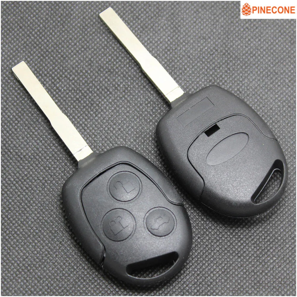 PINECONE для FORD MONDEO FUSION FOCUS FIESTA C MAX Автомобильный ключ Uncut HU101 Blade Blank Remote Key Shell с