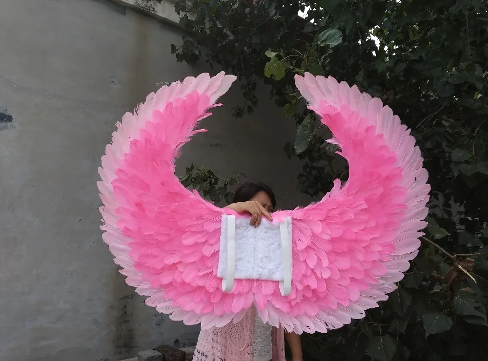 Бесплатная доставка EMS взрослые Красные сексуальные крылья дьявола перья для