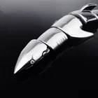 Многофункциональный титановый инструмент для повседневного использования, модный браслет из титановой стали с изображением властных акул, мужской локомотив в стиле панк