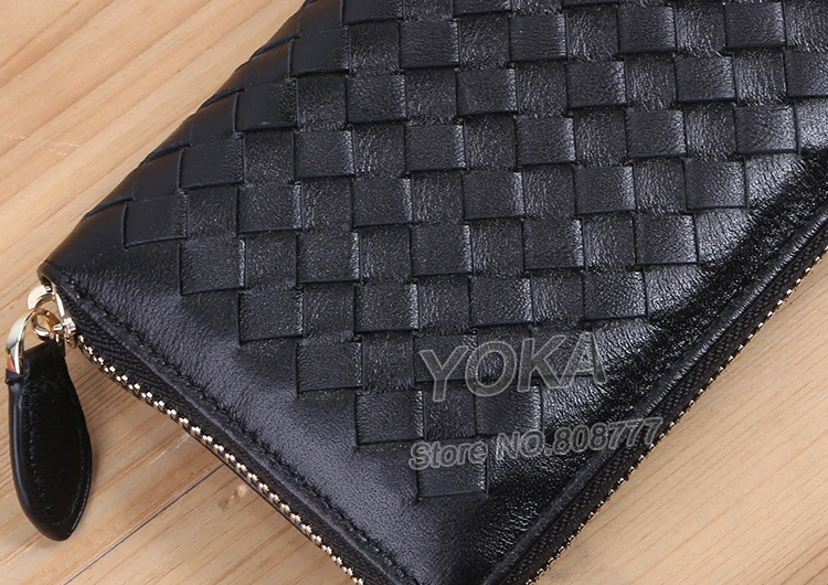 2016 НОВЫЙ Женский овечья кожа кошелек подлинная кожаный сцепления. натуральная