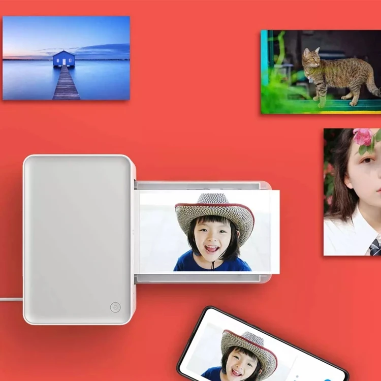 Новый фотопринтер Xiaomi Mijia Mi термосублимация тонко восстанавливает истинный цвет
